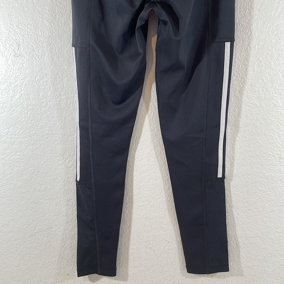 ADIDAS AEROREADY Lightweight High Rise 3-Stripe Mesh 7/8 Leggings Size Small - Picture 7 of 16